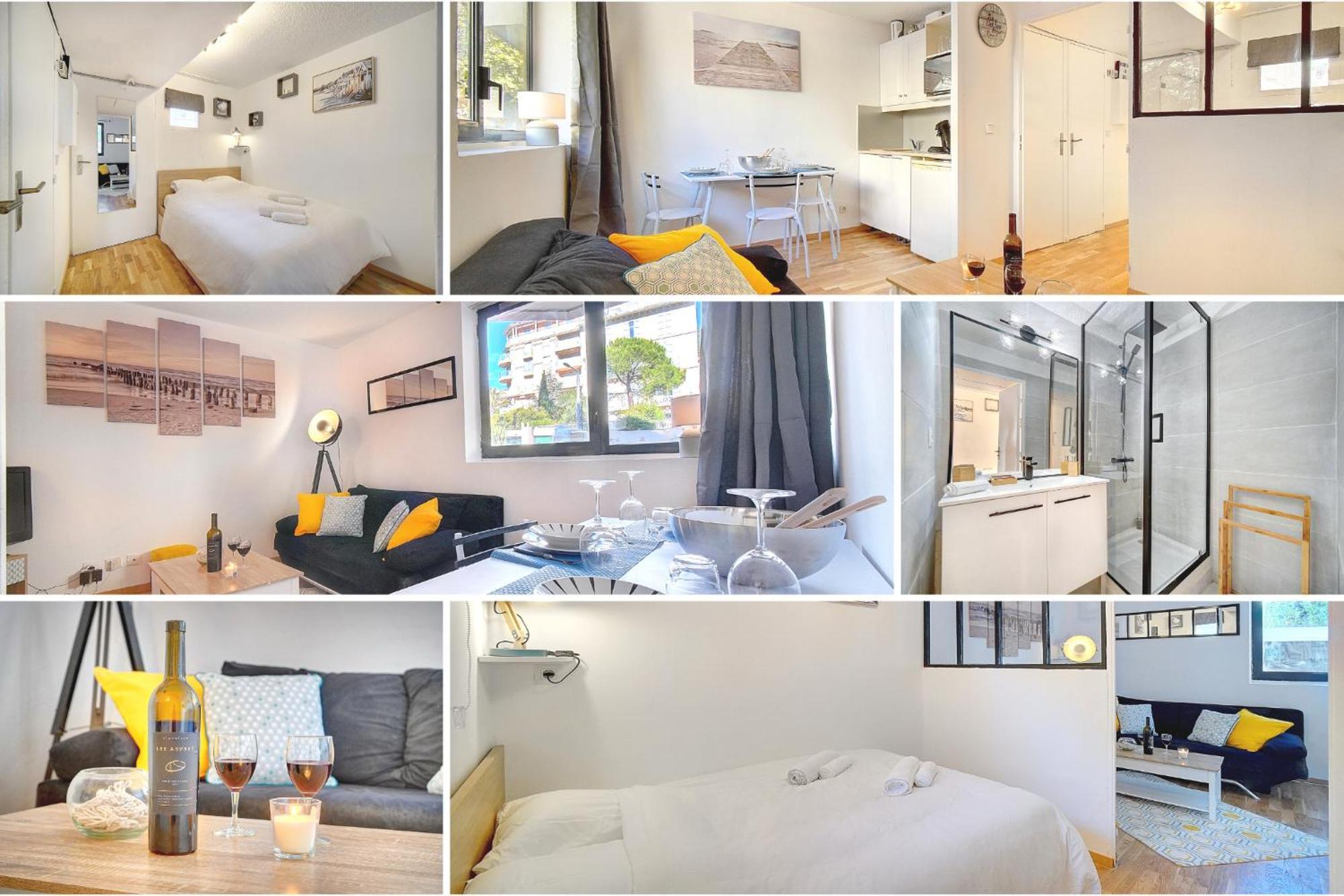 Le Dol - 150m Plages - Suquet - Verrière Côte D'azur Appartement *